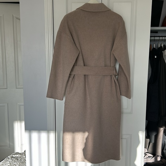 Wilfred wool double faced coat - Picture 5 of 10